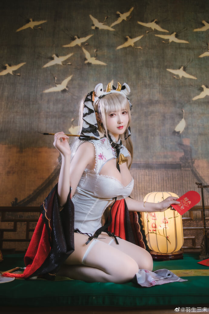 《碧蓝航线》可畏cosplay(碧蓝航线可畏旗袍cos)
