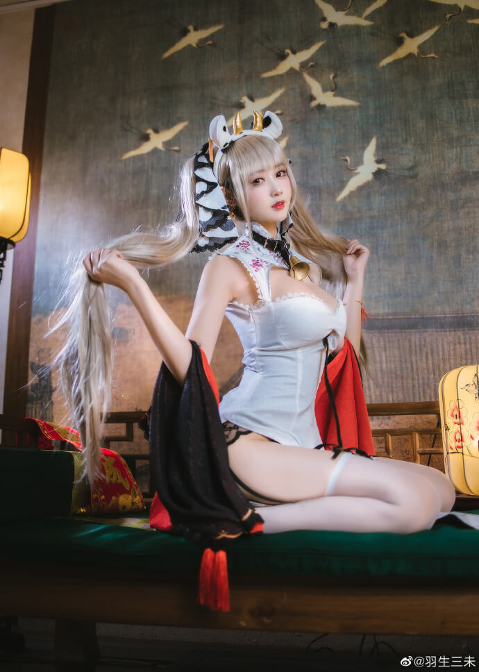 《碧蓝航线》可畏cosplay(碧蓝航线可畏旗袍cos)