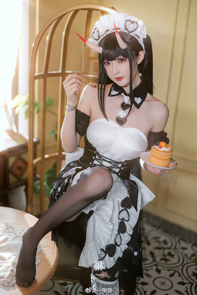 《碧蓝航线》能代女仆cos「需要少冰吗?」cn--南宫