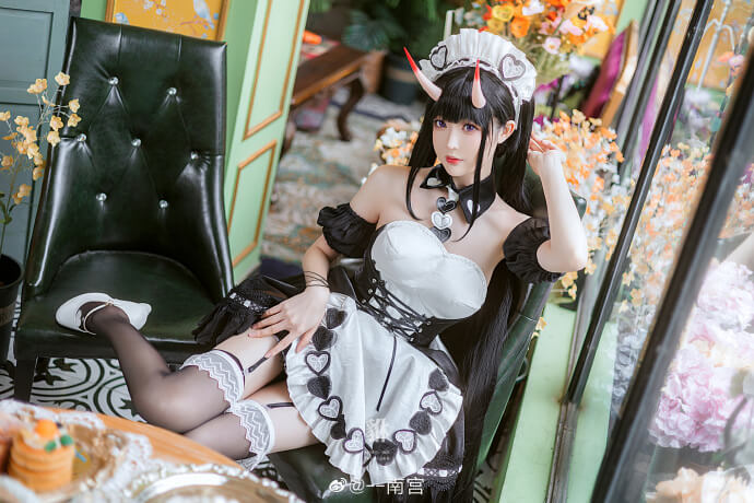 《碧蓝航线》能代女仆cos「需要少冰吗?」cn--南宫