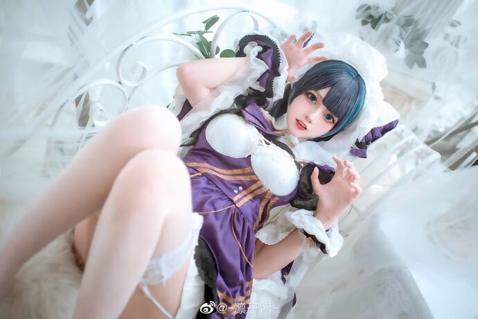 《碧蓝航线》柴郡cosplay,感觉像是睡了很久醒过来一样呢~
