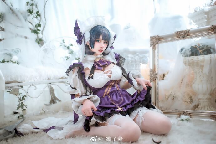 《碧蓝航线》柴郡cosplay,感觉像是睡了很久醒过来一样呢～