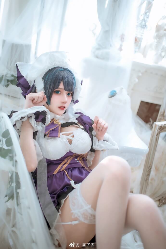 《碧蓝航线》柴郡cosplay,感觉像是睡了很久醒过来一样呢~