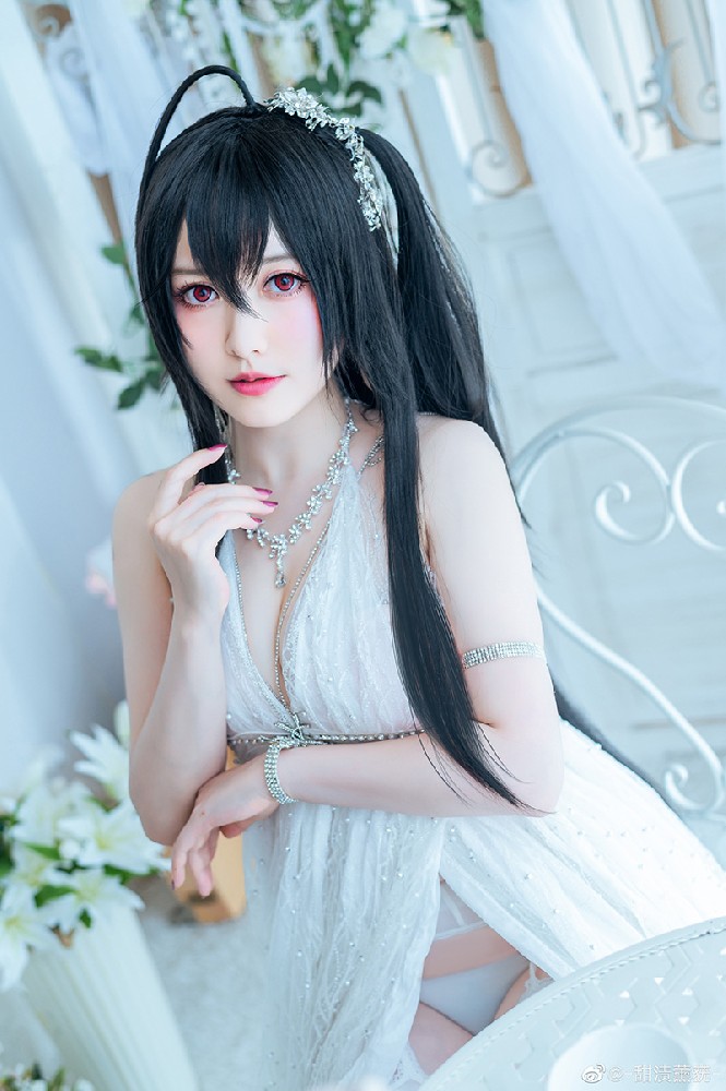 《碧蓝航线》大凤誓约立绘cosplay 大凤婚纱cos@-甜渍薰莸