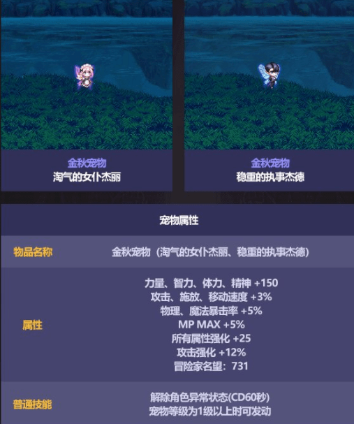 dnf国庆套2022宠物怎么选 dnf国庆套2022宠物外观属性分享