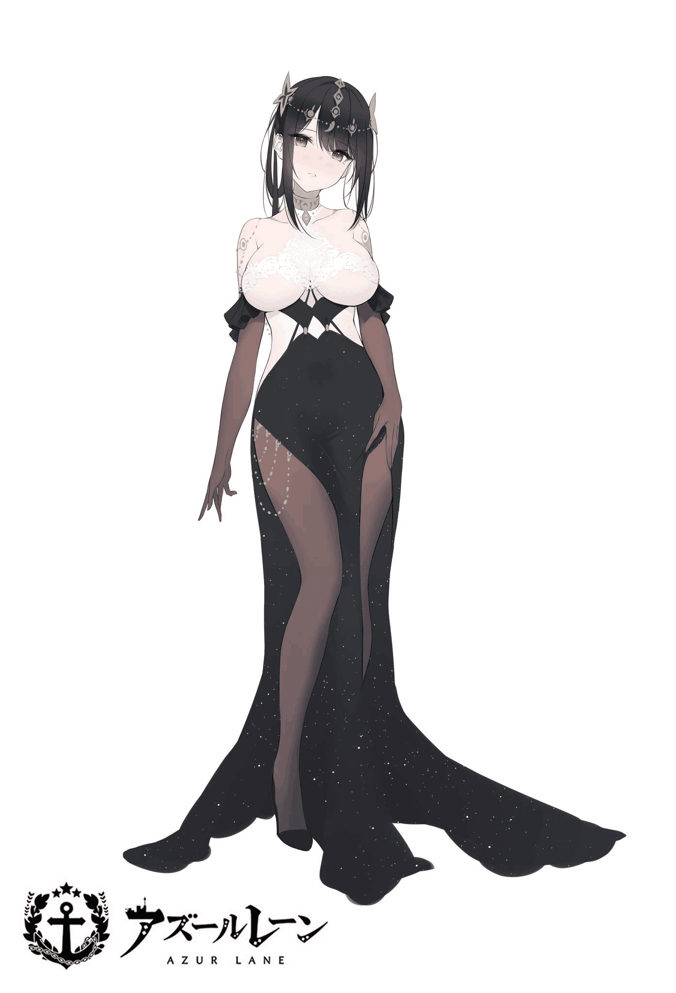 《碧蓝航线》镇海礼服设定图及幕后彩蛋~
