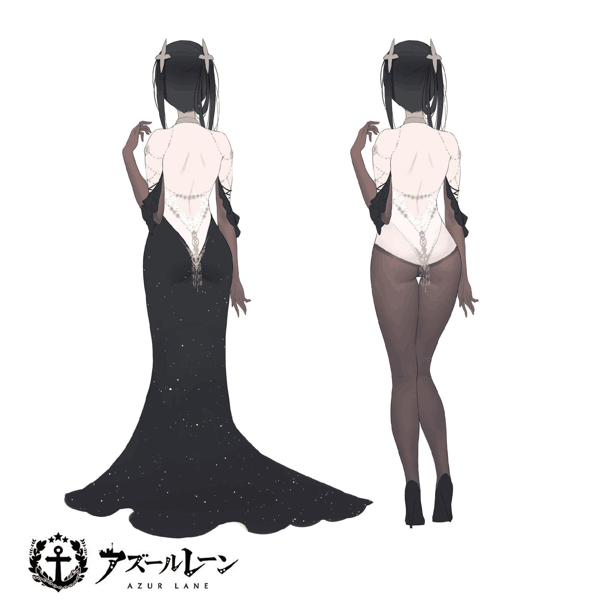 《碧蓝航线》镇海礼服设定图及幕后彩蛋~