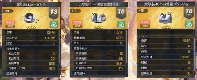 《碧蓝航线》前卫带什么装备 前卫装备选择推荐