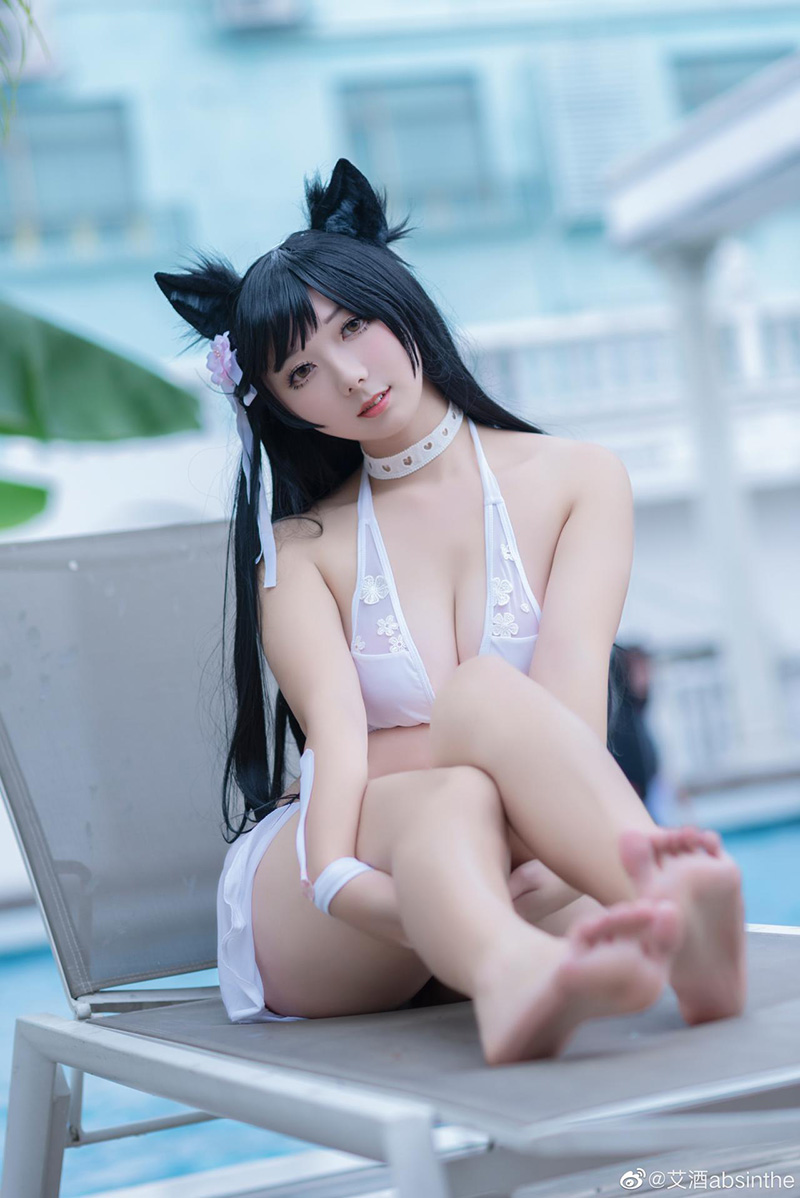 《碧蓝航线》爱宕泳装cosplay「盛夏进行曲」