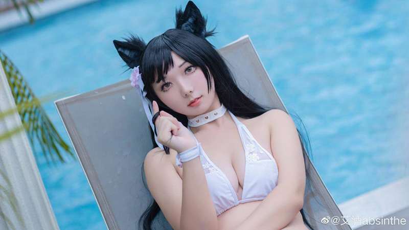 《碧蓝航线》爱宕泳装cosplay「盛夏进行曲」