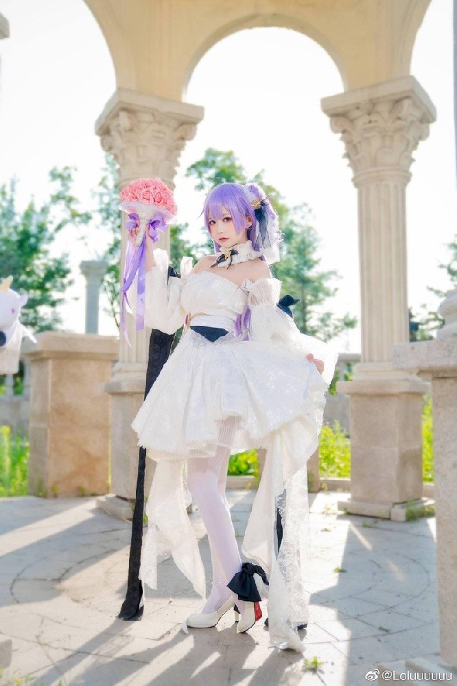 《碧蓝航线》独角兽换装「梦想的纯白誓约~」cosplay