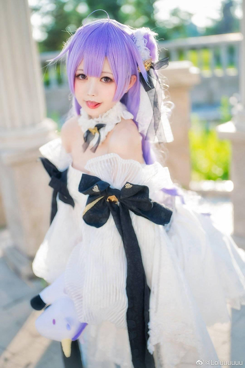 《碧蓝航线》独角兽换装「梦想的纯白誓约~」cosplay