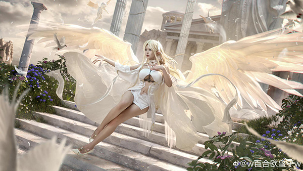 cosplay：碧蓝航线自由鸢尾—布雷斯特