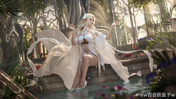 cosplay：碧蓝航线自由鸢尾—布雷斯特