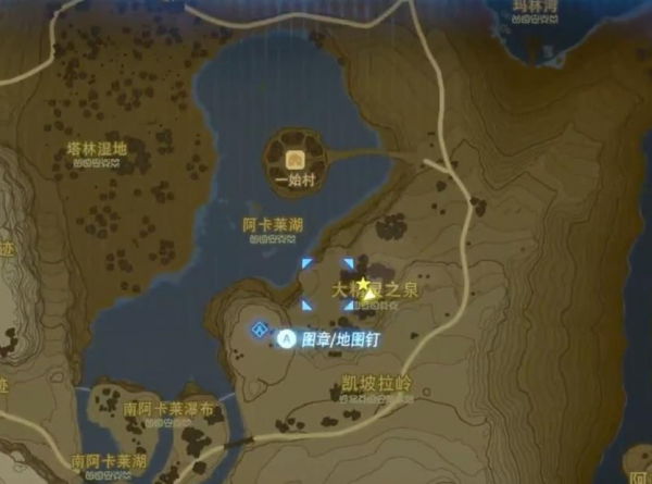《塞尔达传说》大精灵之泉位置在哪里 大精灵之泉位置分享