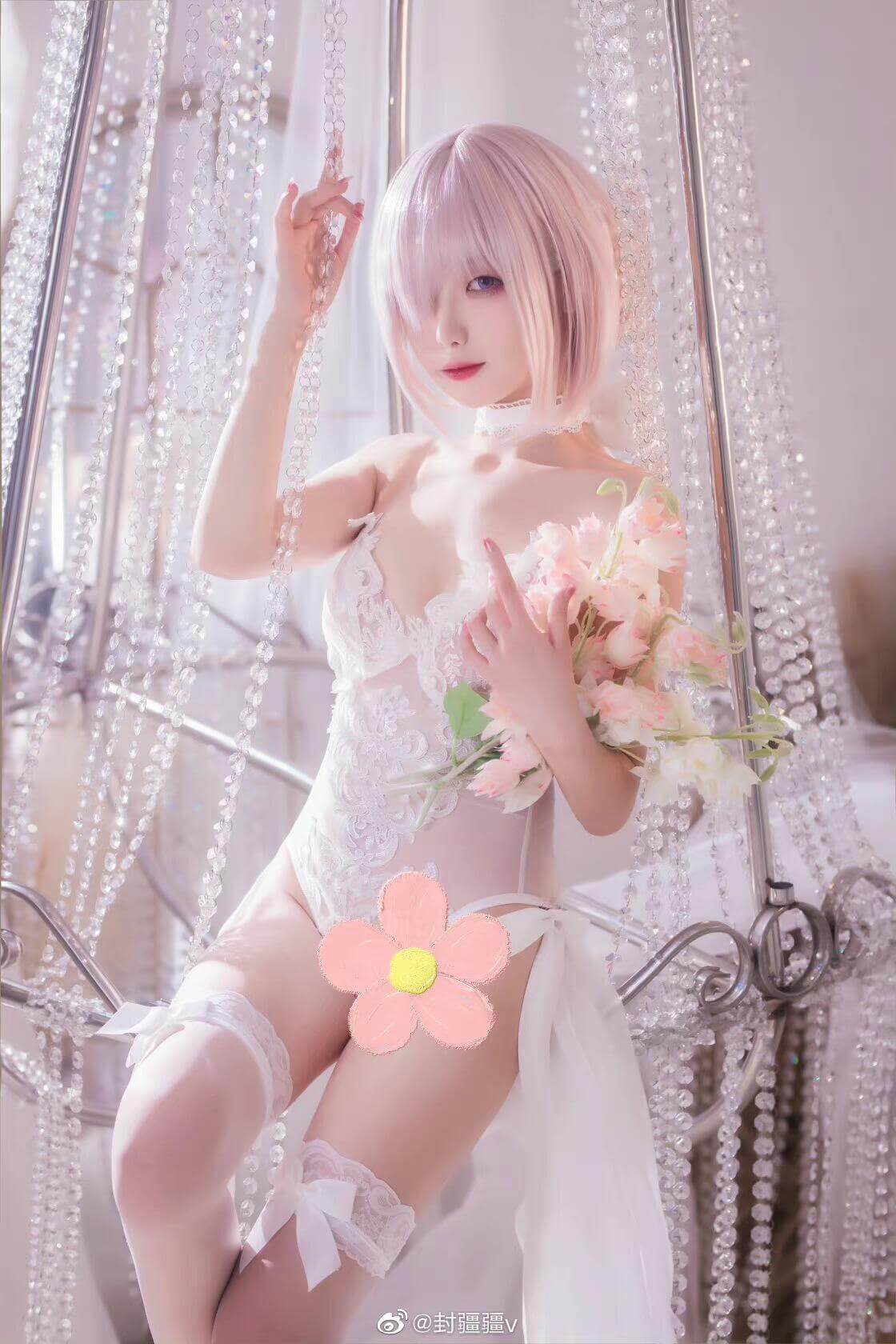 《FGO》玛修同人婚纱cos
