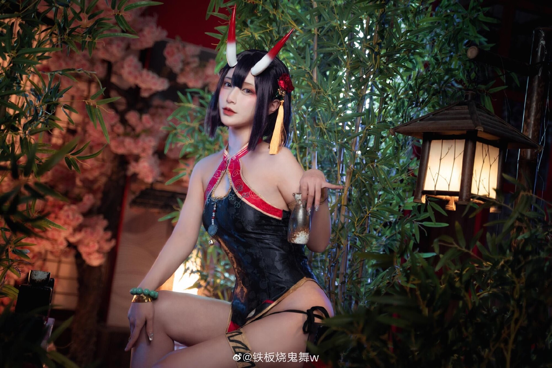 《FGO》酒吞童子旗袍cosplay CN铁板烧鬼舞w