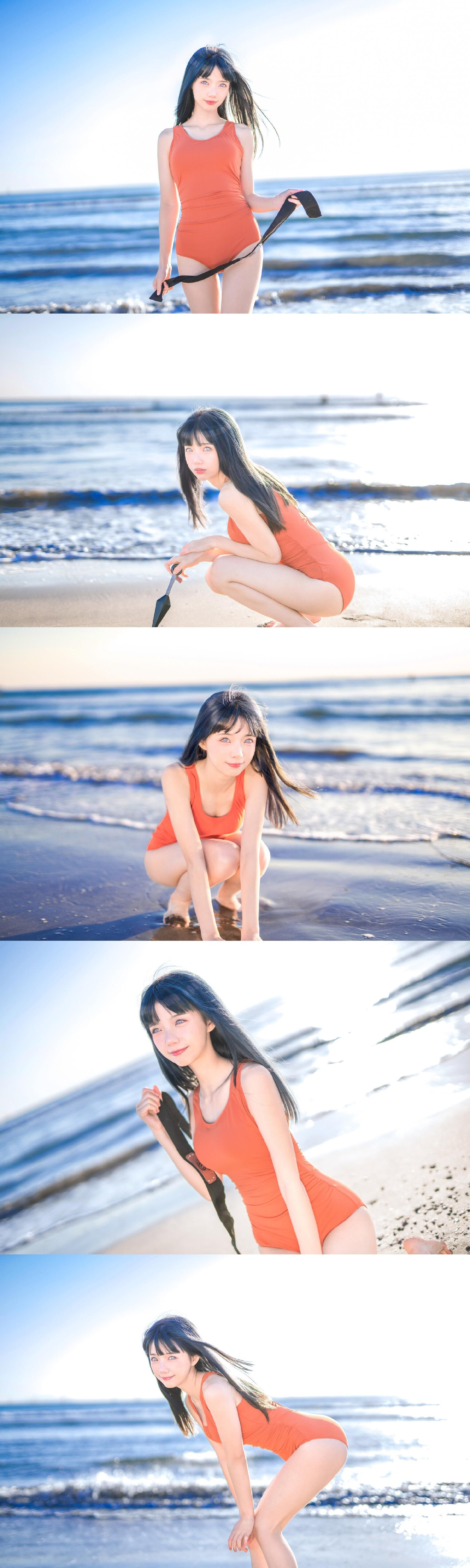 《火影忍者》日向雏田忍者服cosplay