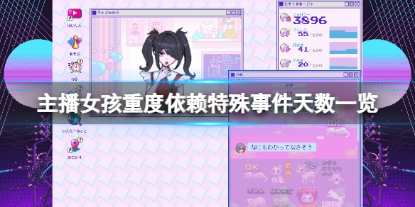 《主播女孩重度依赖》特殊事件天数一览