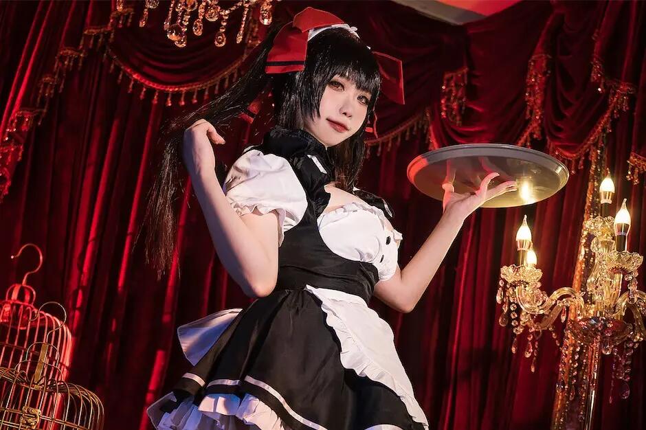 《约会大作战》时崎狂三女仆装cosplay 《约会大作战》时崎狂三女仆装cosplay
