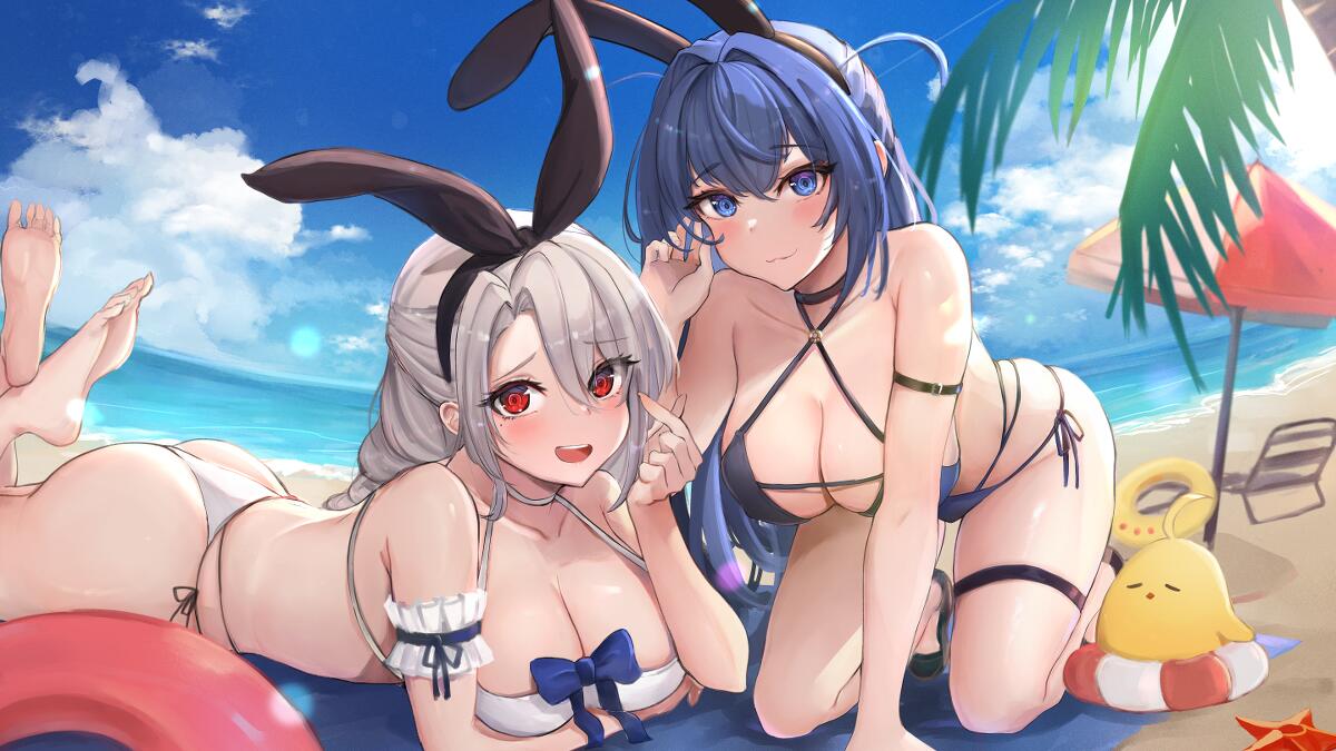 《碧蓝航线》多人泳装美图一览