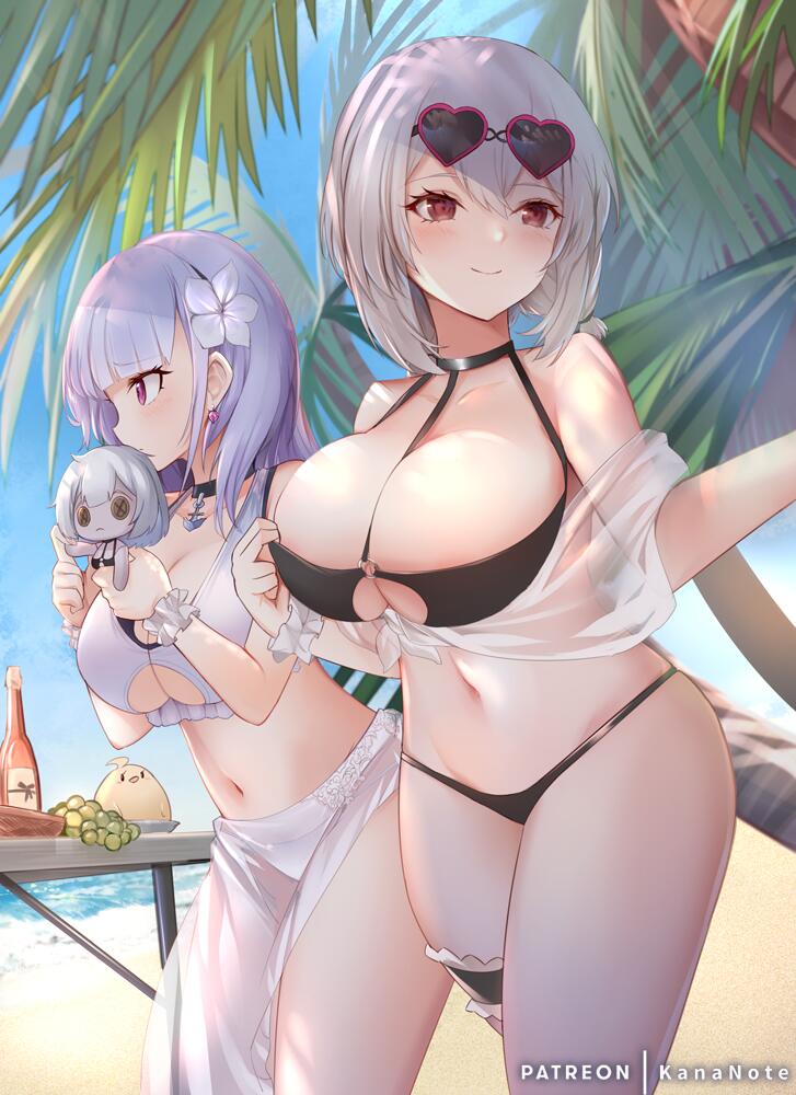 《碧蓝航线》多人泳装美图一览