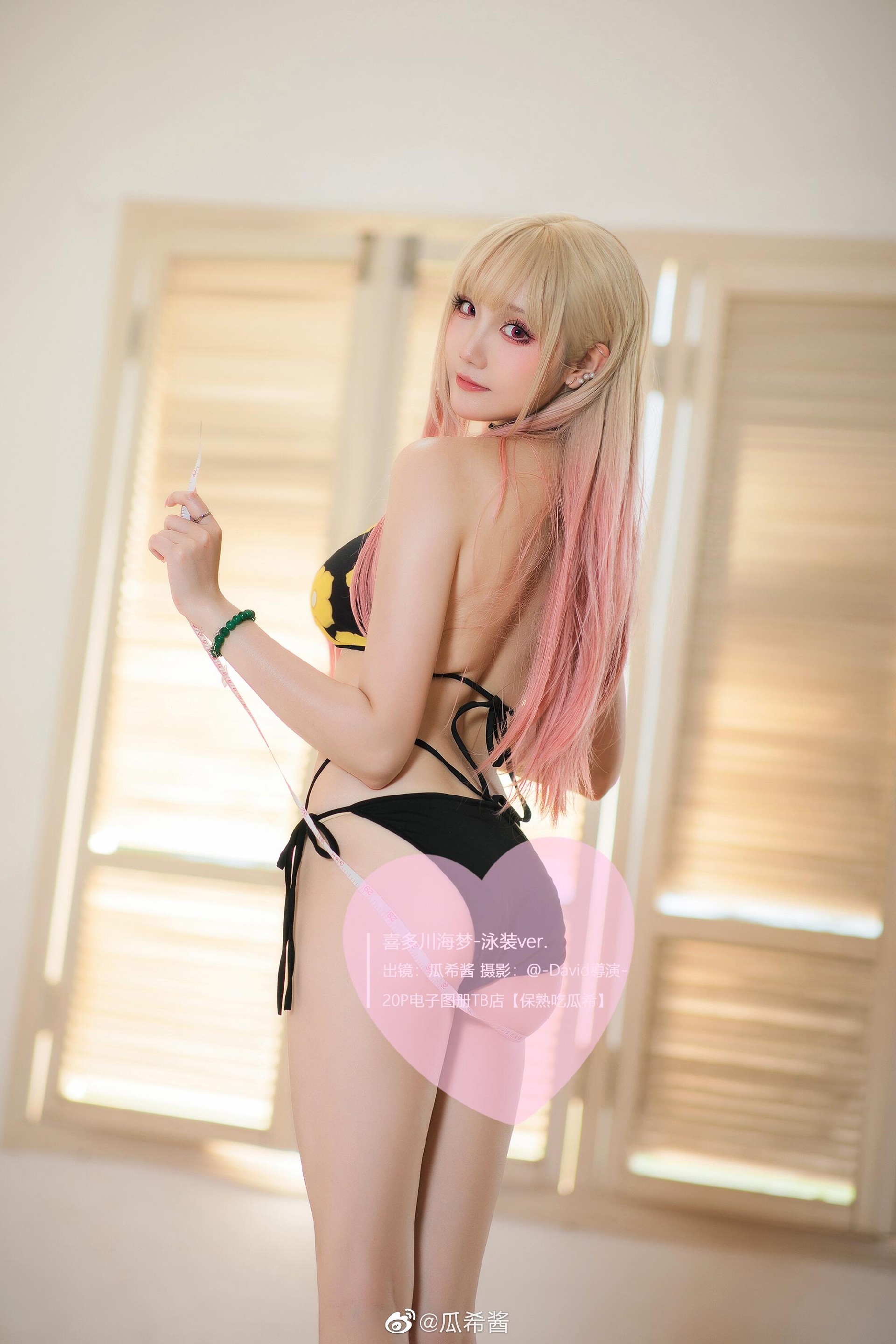cosplay:《恋上更衣人偶》喜多川海梦泳装cos