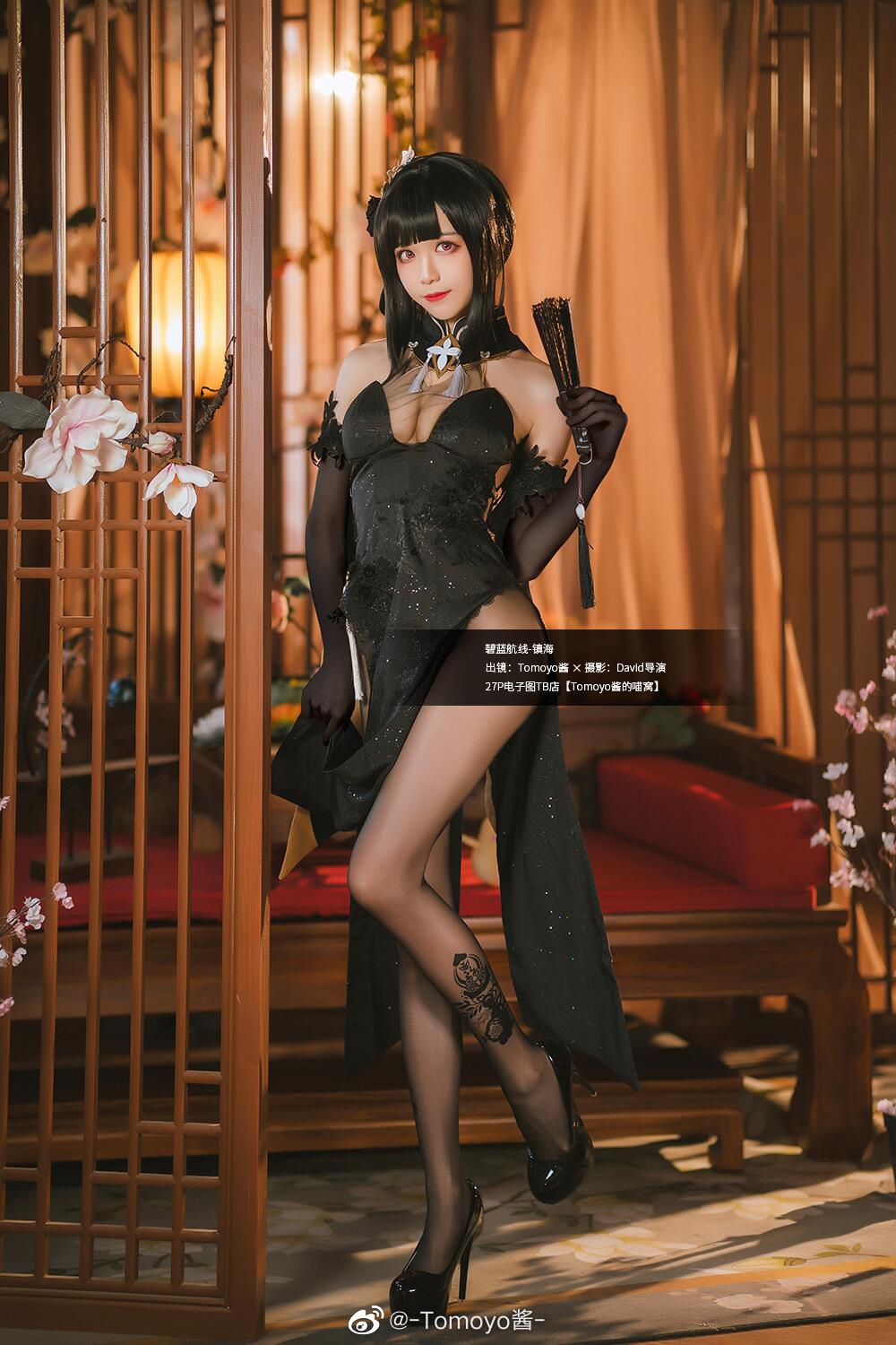 cos《碧蓝航线》镇海换装「奇奢华苑」cosplay
