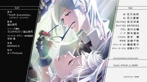 TV动画《尼尔：自动人形Ver.1.1a》公布了“亚当与夏娃”预告片