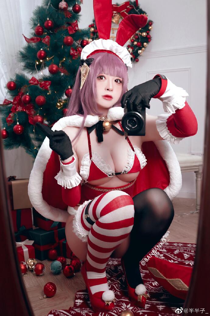 游戏《天下布魔》圣诞兔女郎艾可cosplay