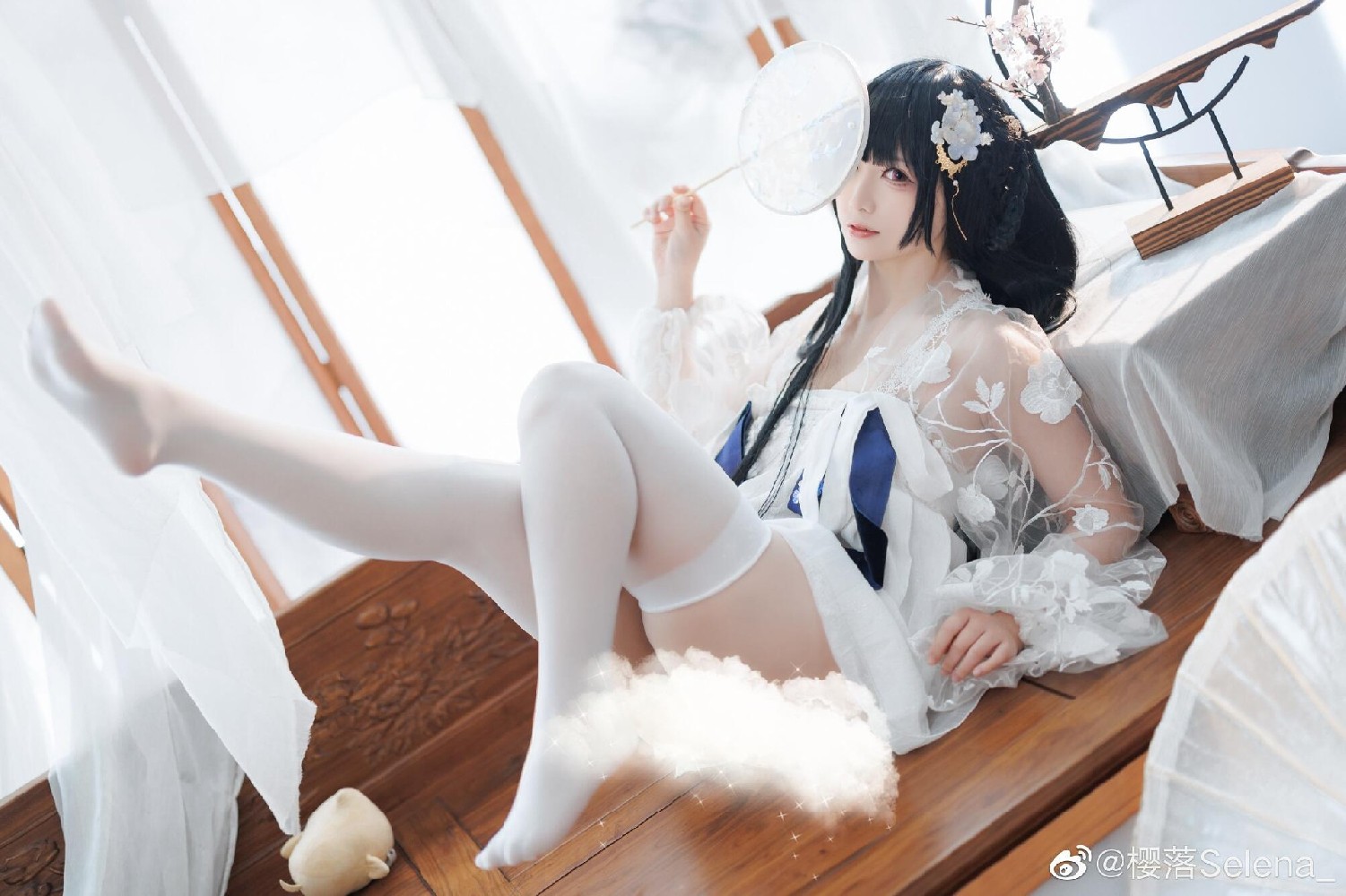 《碧蓝航线》逸仙换装膏发凝脂cosplay