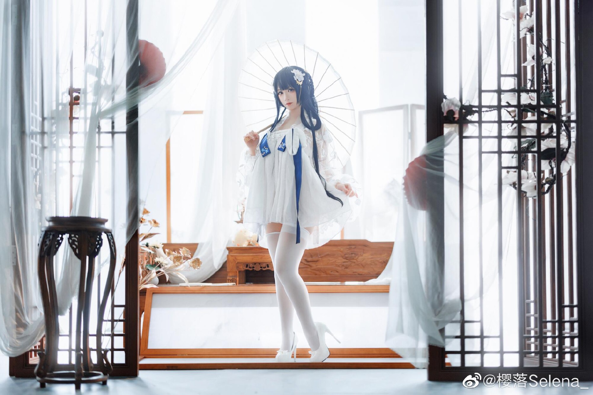 《碧蓝航线》逸仙换装膏发凝脂cosplay