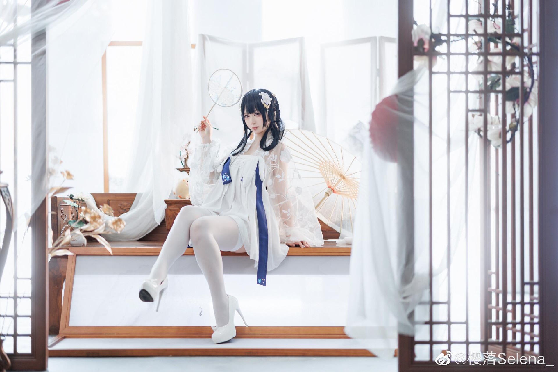 《碧蓝航线》逸仙换装膏发凝脂cosplay