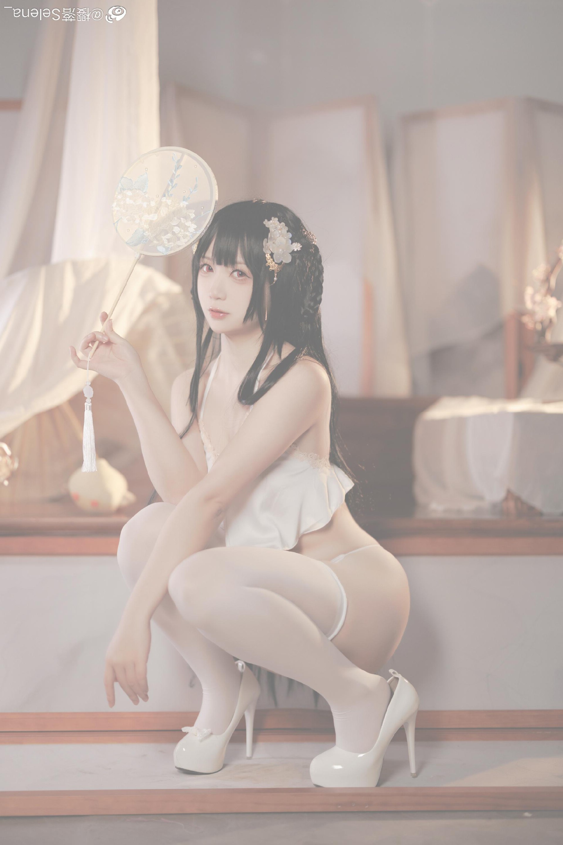 《碧蓝航线》逸仙换装膏发凝脂cosplay
