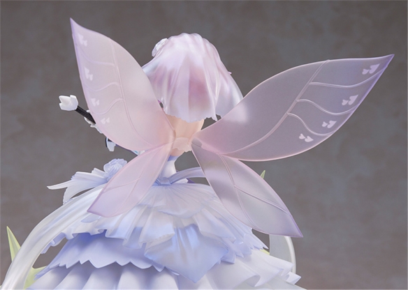 手办《超次元游戏海王星 THE ANIMATION：沐浴阳光的紫茄子花》涅普迪努 小紫婚纱