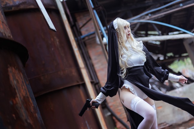 修女cosplay与其向神祷告不如向我忏悔