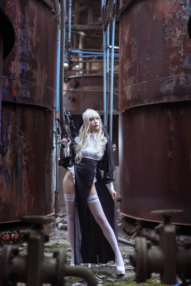 修女cosplay与其向神祷告不如向我忏悔