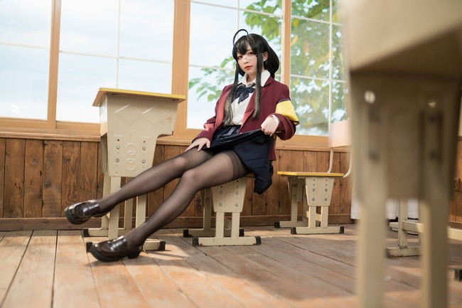碧蓝航线大凤jk服cosplay