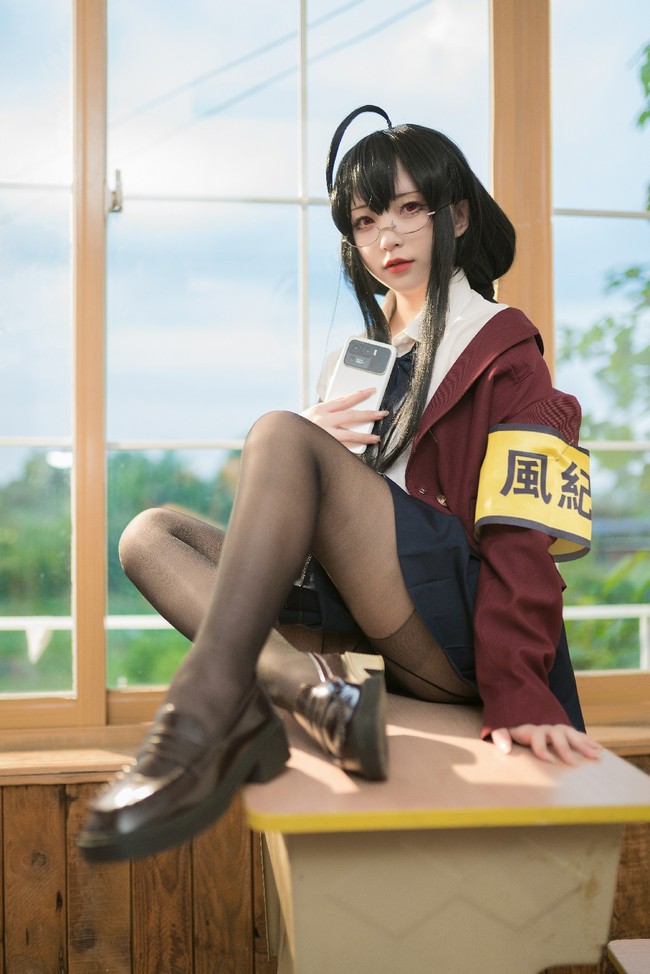碧蓝航线大凤jk服cosplay
