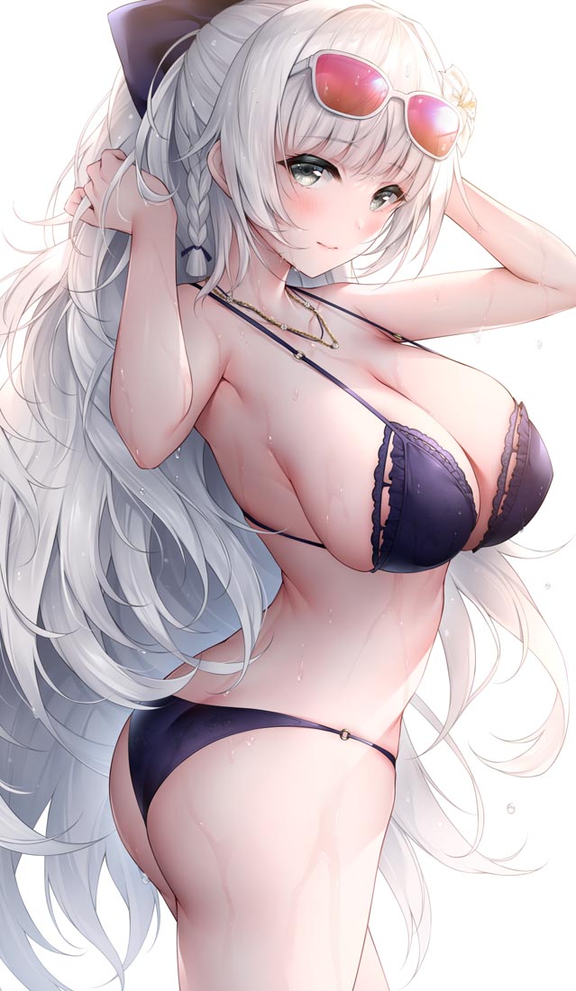 碧蓝航线泳装美图对夏日的热爱