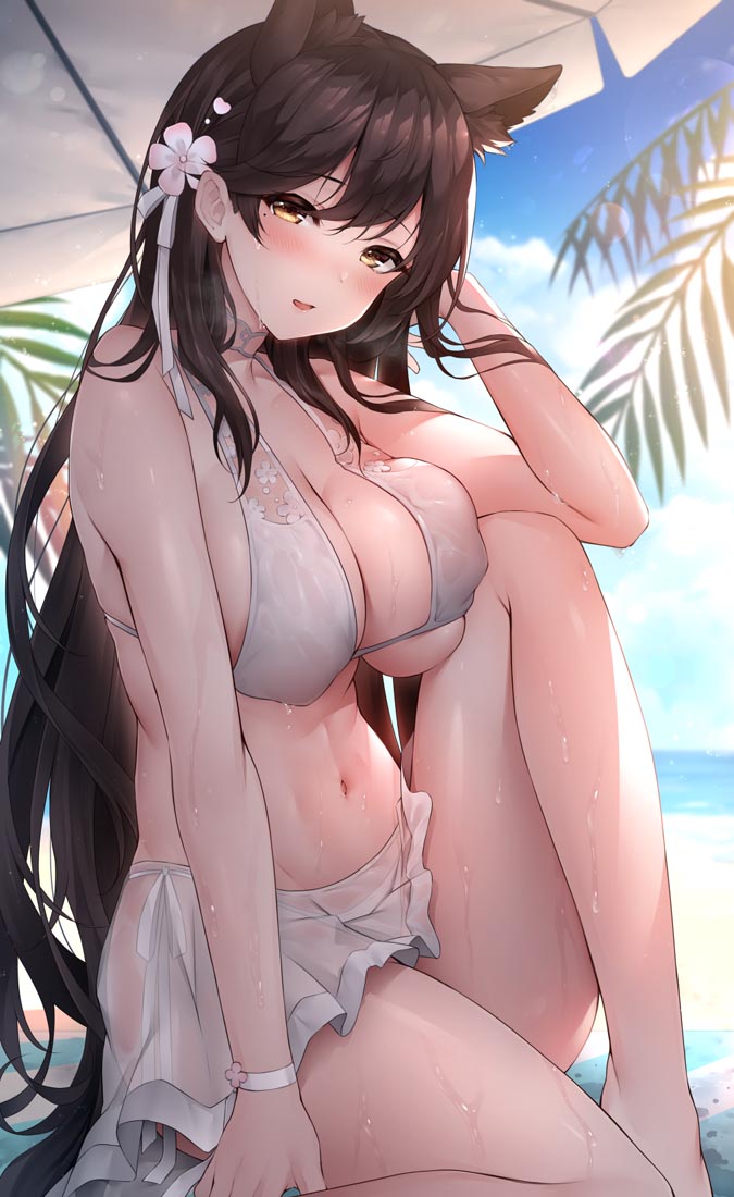 碧蓝航线泳装美图对夏日的热爱