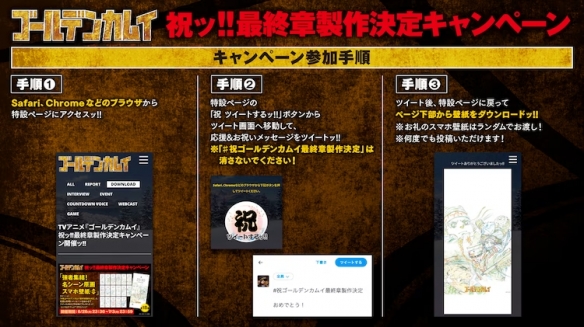 TV动画《黄金神威》最终章确定制作!官方在推特开启活动4