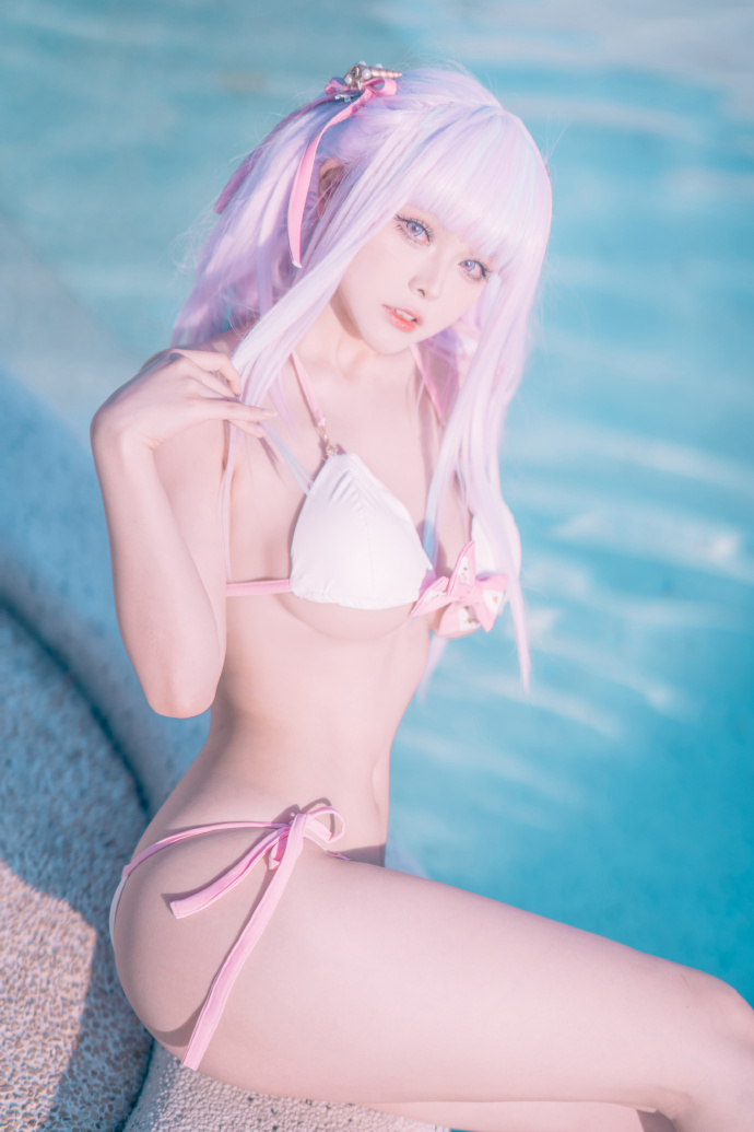 碧蓝航线普利茅斯泳装cosplay：无暇的夏之心