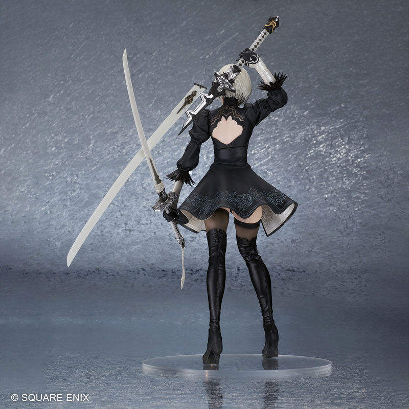 动作RPG「尼尔：机械纪元」中2B(寄叶二号B型)再次化身为手办!