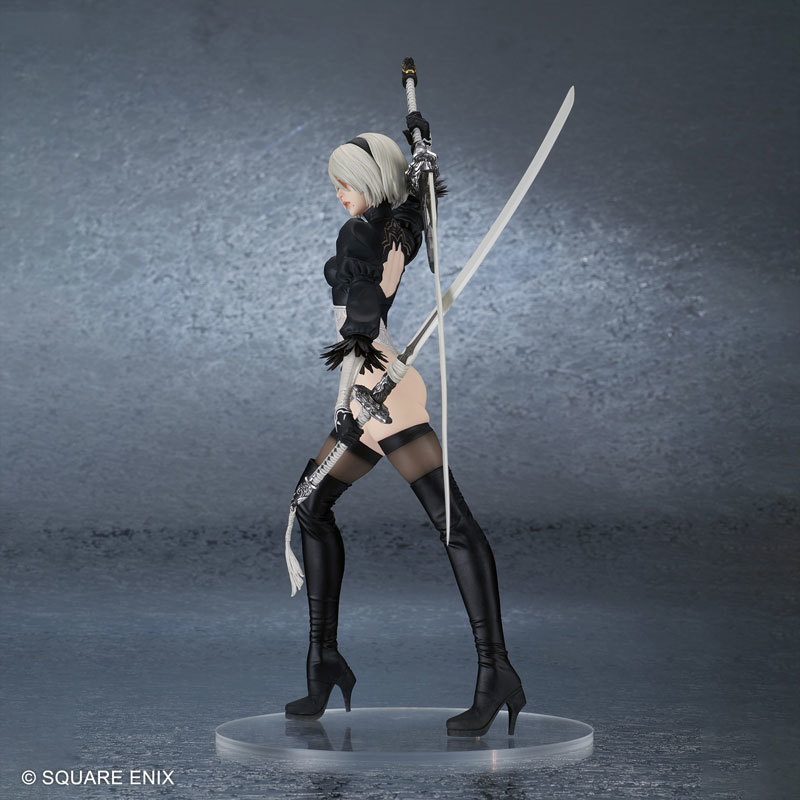 动作RPG「尼尔：机械纪元」中2B(寄叶二号B型)再次化身为手办!