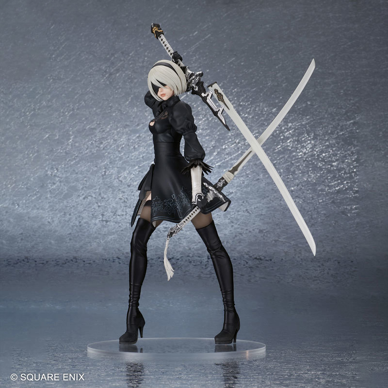 动作RPG「尼尔：机械纪元」中2B(寄叶二号B型)再次化身为手办!