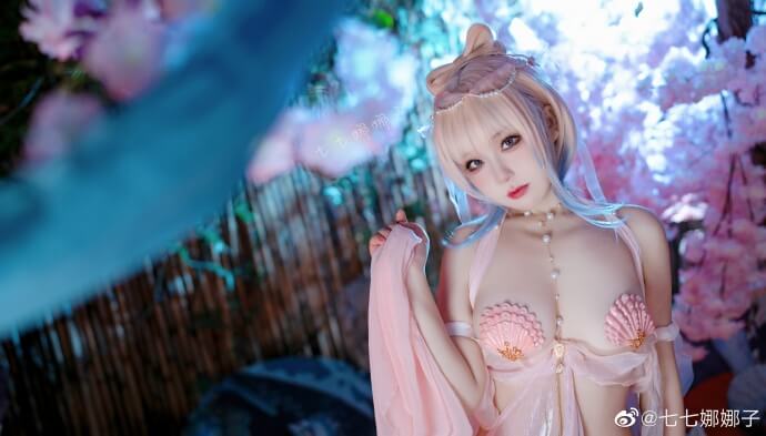 手游《原神》珊瑚宫心海COS 五星美人鱼-6P