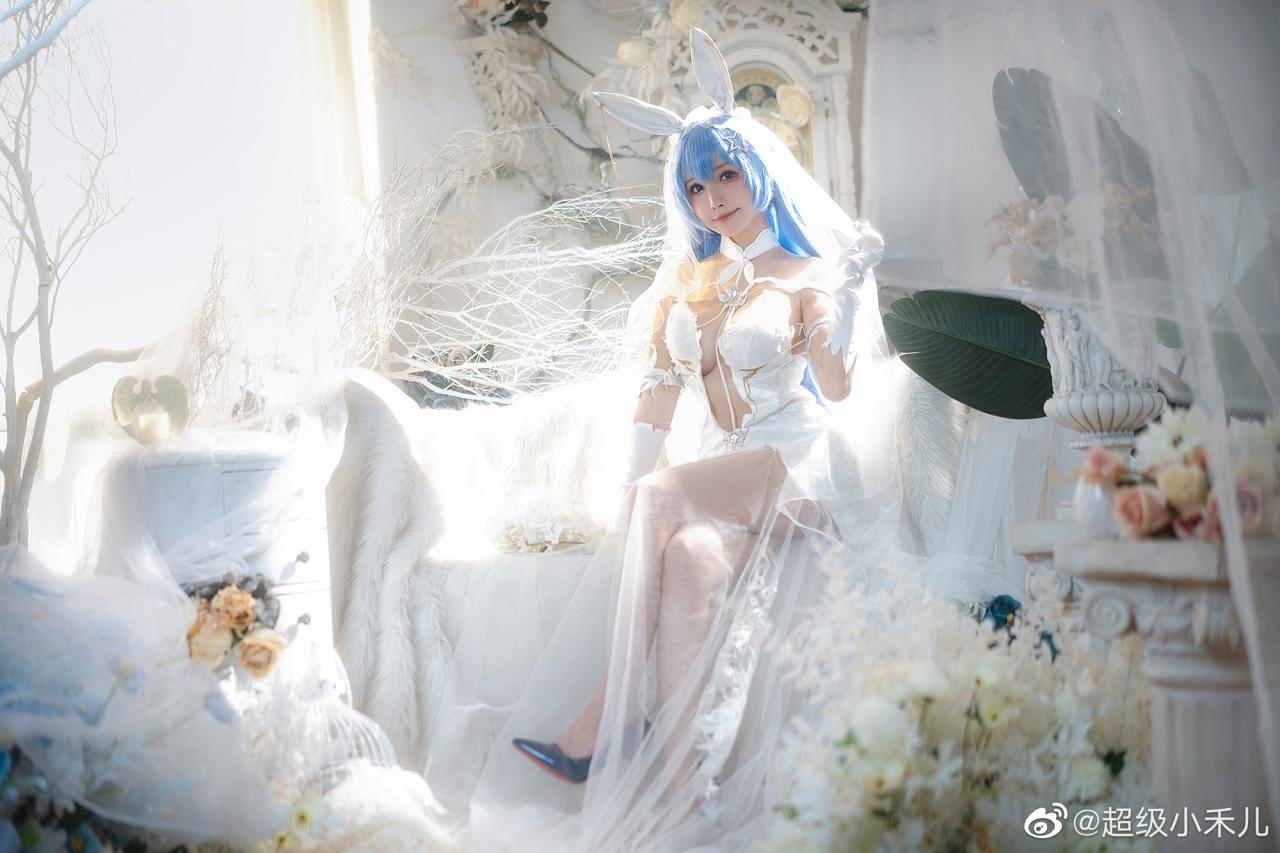 游戏《碧蓝航线》COS花园婚纱- 第3张