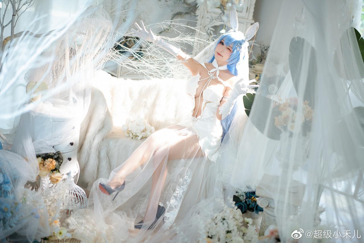 游戏《碧蓝航线》COS花园婚纱 - 第4张