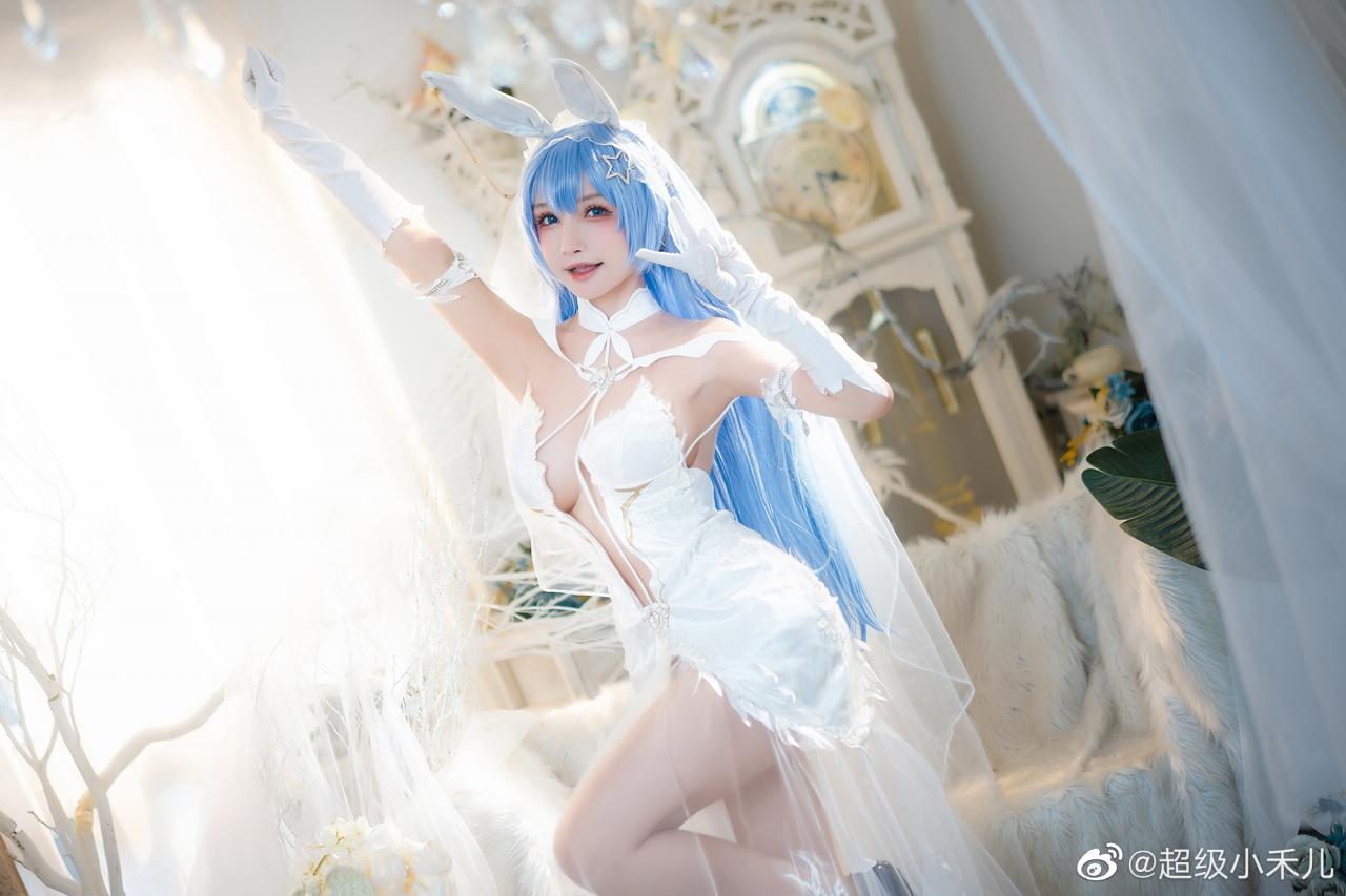 游戏《碧蓝航线》COS花园婚纱- 第6张